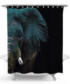 Stylish Elephant Shower Curtain For Your Bathroom
