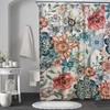 Stylish Floral Printed Shower Curtain For Bathroom And Bathtubes