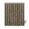 Stylish Leopard Print Shower Curtain - Great Gift for Animal and Cat Lovers - Waterproof Bathroom Decor