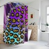 Stylish Leopard Shower Curtain, Trendy Bathroom Decor