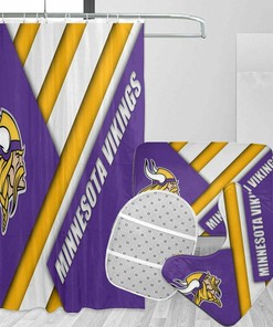Stylish Minnesota Vikings Bathroom Accessory - Shower Curtain