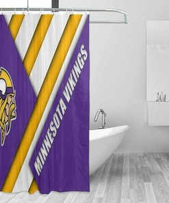 Stylish Minnesota Vikings Bathroom Accessory - Shower Curtain