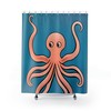 Stylish Modern Art Octopus Shower Curtain for Your Bathroom.