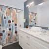 Stylish Mushroom Forest Shower Curtain for Botanic Bathroom Decor