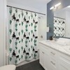 Stylish Ncha Cutting Horse And Reining Cow Shower Curtain - Great For Western Fans