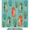 Stylish Seahorse Kelp Coral Waterproof Shower Curtain For Bathroom