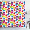 Stylish Star Shower Curtain for Contemporary Bathroom Decor