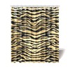 Stylish Tiger Print Shower Curtain - Trendy Gift for Animal and Cat Lovers - Waterproof Bathroom Decor