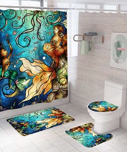 Stylish and Durable Mermaid Shower Curtain for Your Bathroom