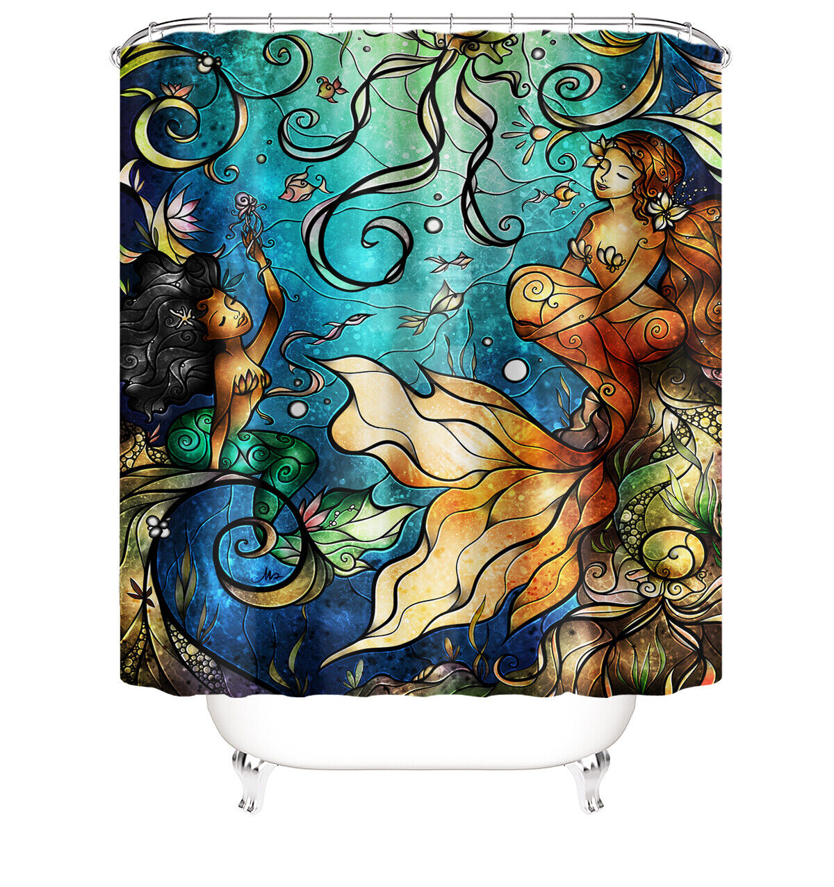 Stylish and Durable Mermaid Shower Curtain for Your Bathroom