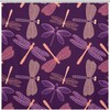 Stylized Dragonflies Shower Curtain, Waterproof Bath Curtain for Bathroom Decoration