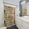 Succulent Garden Waterproof Fabric Shower Curtain for Nature Lovers