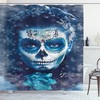 Sugar Print Calavera Shower Curtain: Unique And Festive Bath Decor