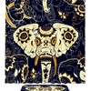 Sugar Skull Indian Elephant Print Waterproof Colorful Shower Curtain For A Boho Bathroom Theme