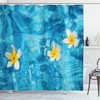 Summer Floral Lifestyle Image Shower Curtain for a Relaxing Bathroom