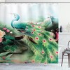 Summer Flower Garden Print Shower Curtain - Vibrant Bathroom Decor