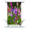Summer Garden Wildflowers Shower Curtain - Stunning Bathroom Decor with Beautiful Blooms 