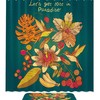 Summer Hummingbirds Printed Shower Curtain, Waterproof Fabric Bathroom Decor