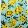 Summer Lemons Waterproof Fabric Shower Curtain - Bathroom Decor by WELLDAY for Shower Curtains Decorative