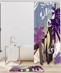 Summer Sloth Shower Curtain, Add a Tropical Vibe to Your Bathroom