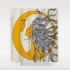 Sun And Moon Fantasy Waterproof Shower Curtain For Home Hotels