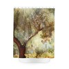 Sunbeam Streams through the Olive Tree Shower Curtain, Cloth Fabric Waterproof Design for Bathroom Decoration 