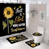 Sunflower Butterfly Shower Curtain - Brighten Up Your Bathroom With This Cheerful And Chic Shower Curtain