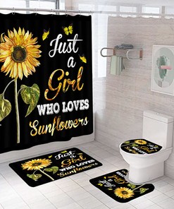 Sunflower Butterfly Shower Curtain - Brighten Up Your Bathroom With This Cheerful And Chic Shower Curtain