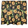 Sunflower Curtain Panel, Window Decor for Classroom, Bedroom, and Hotel, Full Size Curtain Set