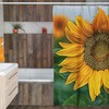 Sunflower Modern Farmhouse Shower Curtain - Perfect Wedding Gift