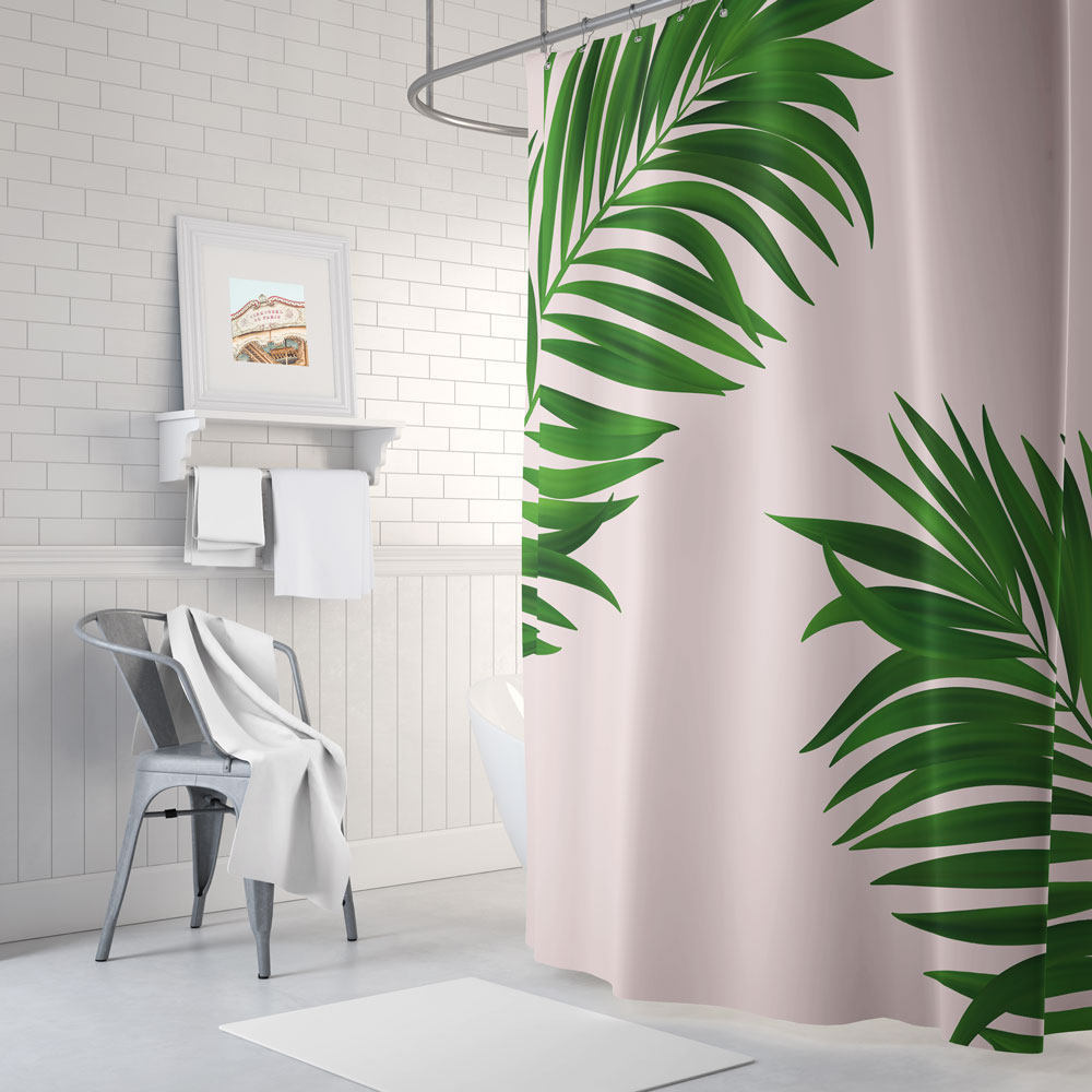 Sunflower Raccoon Botanical Leaf Shower Curtain Set