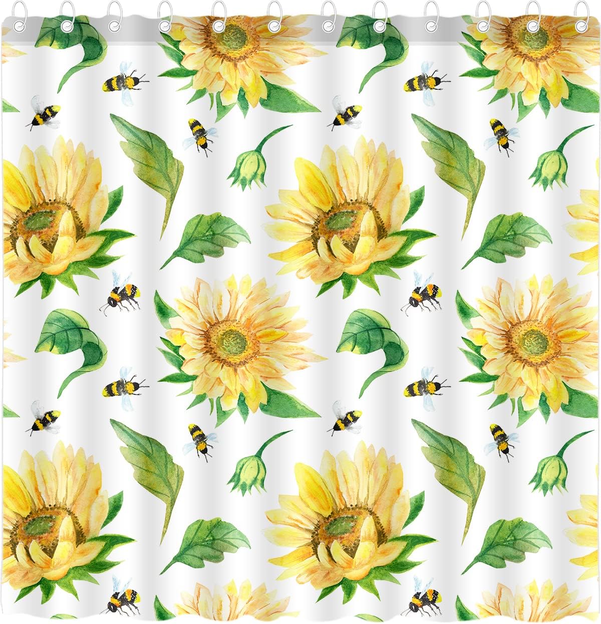 Sunflower Shower Curtain By Dephoto - A Bright And Cheerful Addition To Your Bathroom