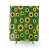 Sunflower Shower Curtain For Nature Lovers - For The Love Of Sunflowers