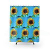 Sunflower Shower Curtain for Bright and Cheerful Bathroom Decor