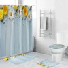 Sunflower Waterproof Shower Curtain For Bathtub Bathroom Farmhouse Decoration