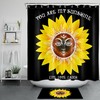 Sunflower You Are My Sunshine Boho Bathroom Accessory