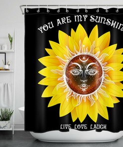 Sunflower You Are My Sunshine Boho Bathroom Accessory