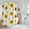 Sunflowers Print Shower Curtain for a Bright and Happy Bathroom Decor
