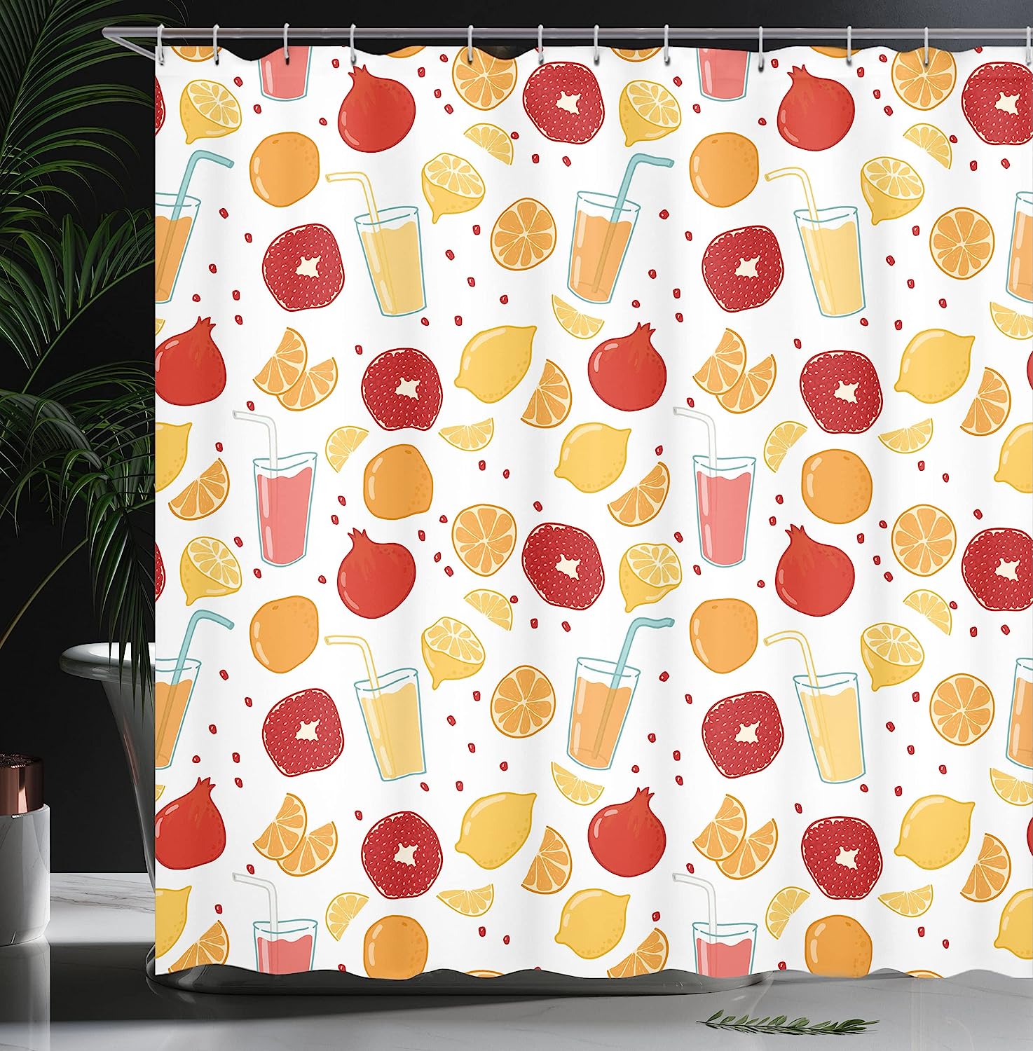 Sunrise In Valley Meadow With Rhododendrons Wildlife Idyllic Rural Scenery Mountain Shower Curtain - Image 3
