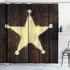 Sunset Cowboy Shower Curtain - Wild West Bathroom Decor with Cowboy Riding a Horse in Sunset