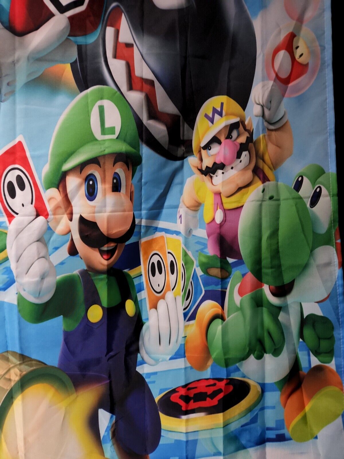 Super Mario Party Video Game Shower Curtain - Perfect for Gamers, Durable and Waterproof Fabric