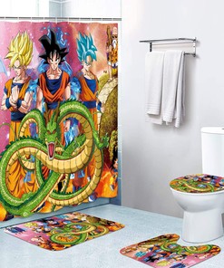 Super Saiyan Dragon Ball Super Shower Curtain For An Anime Fan'S Bathroom