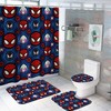 Superhero Spiderman Bathroom Shower Curtain for Marvel Comics Fans