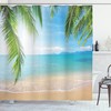Surf Tourism Thailand Print Shower Curtain for a Hip Bathroom