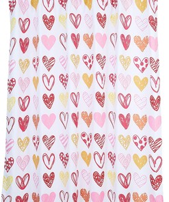 Sweetheart Heart Bathroom Shower Curtain For Valentine'S Day