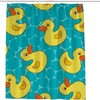 Swimming Duck Shower Curtain - Fun Bath Accessory For Kids Bathroom
