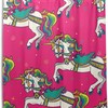 Take A Whimsical Ride With Alaza Unicorn Carousel Horses Shower Curtain.