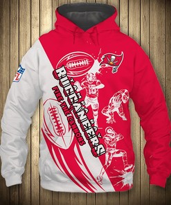 Tampa Bay Buccaneers Hoodie 3D Cartoon Player Cute Zip Hoodie With All Over Print Hoodie Printful