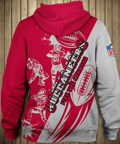 Tampa Bay Buccaneers Hoodie 3D Cartoon Player Cute Zip Hoodie With All Over Print Hoodie Printful