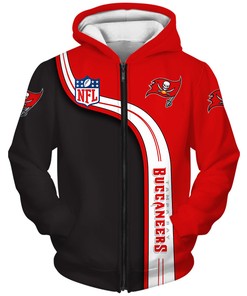 Tampa Bay Buccaneers Hoodie 3D Cute Zip Hoodie Pullover Gift With 3D Hoodies For Men Graphic